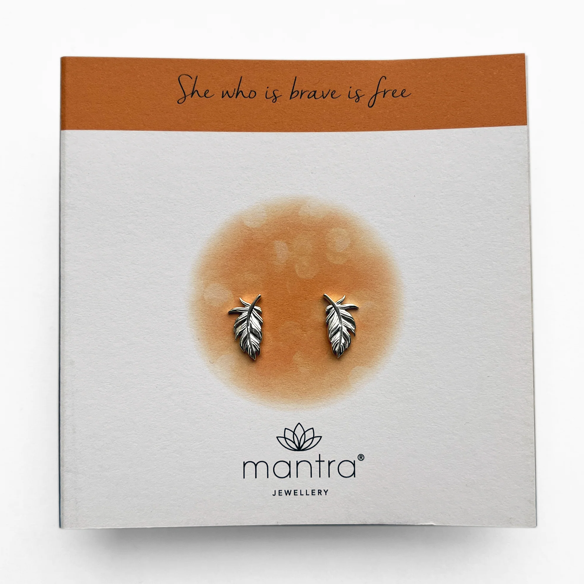 Plume Earrings in Sterling Silver - Image 3