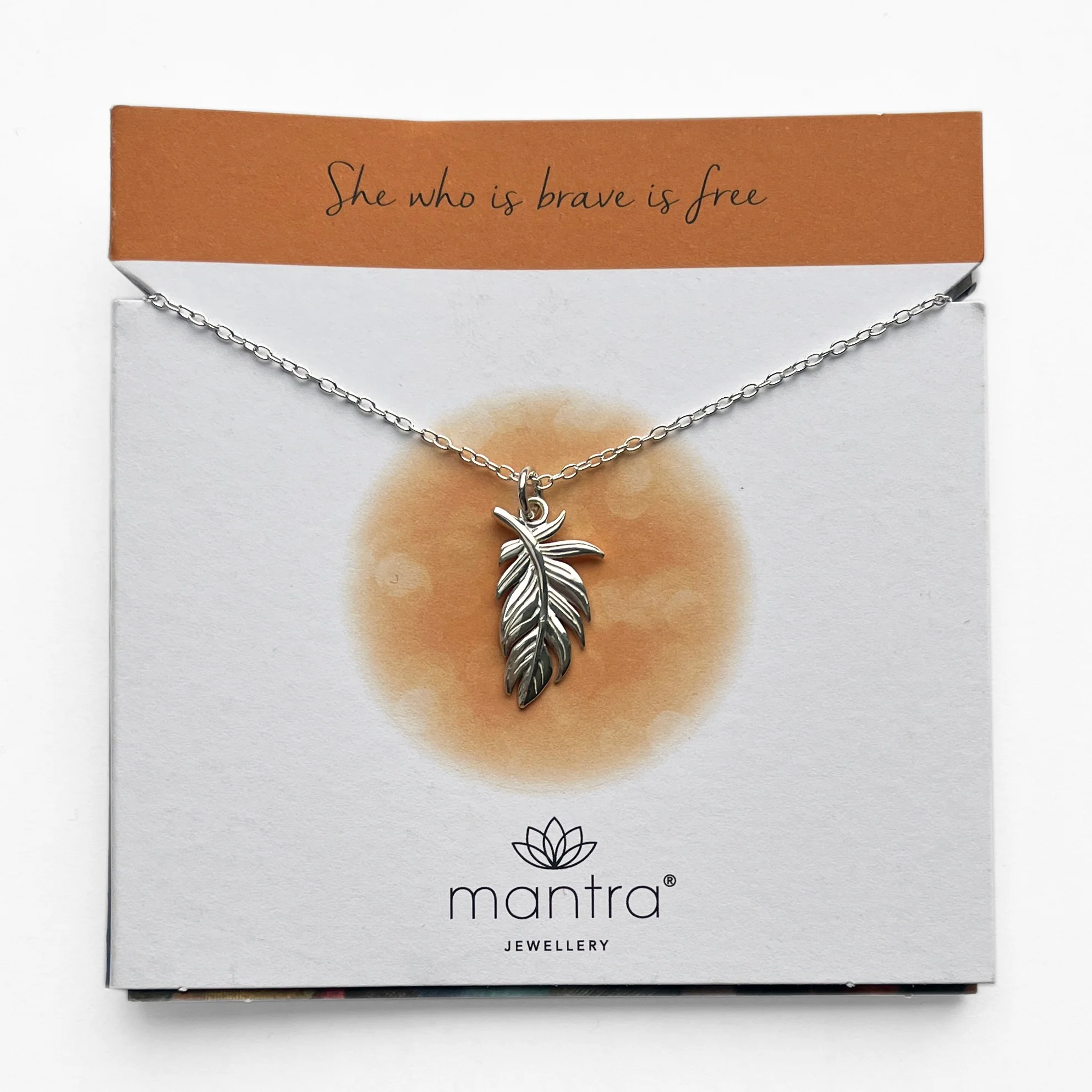 Plume Necklace in Sterling Silver - Image 3