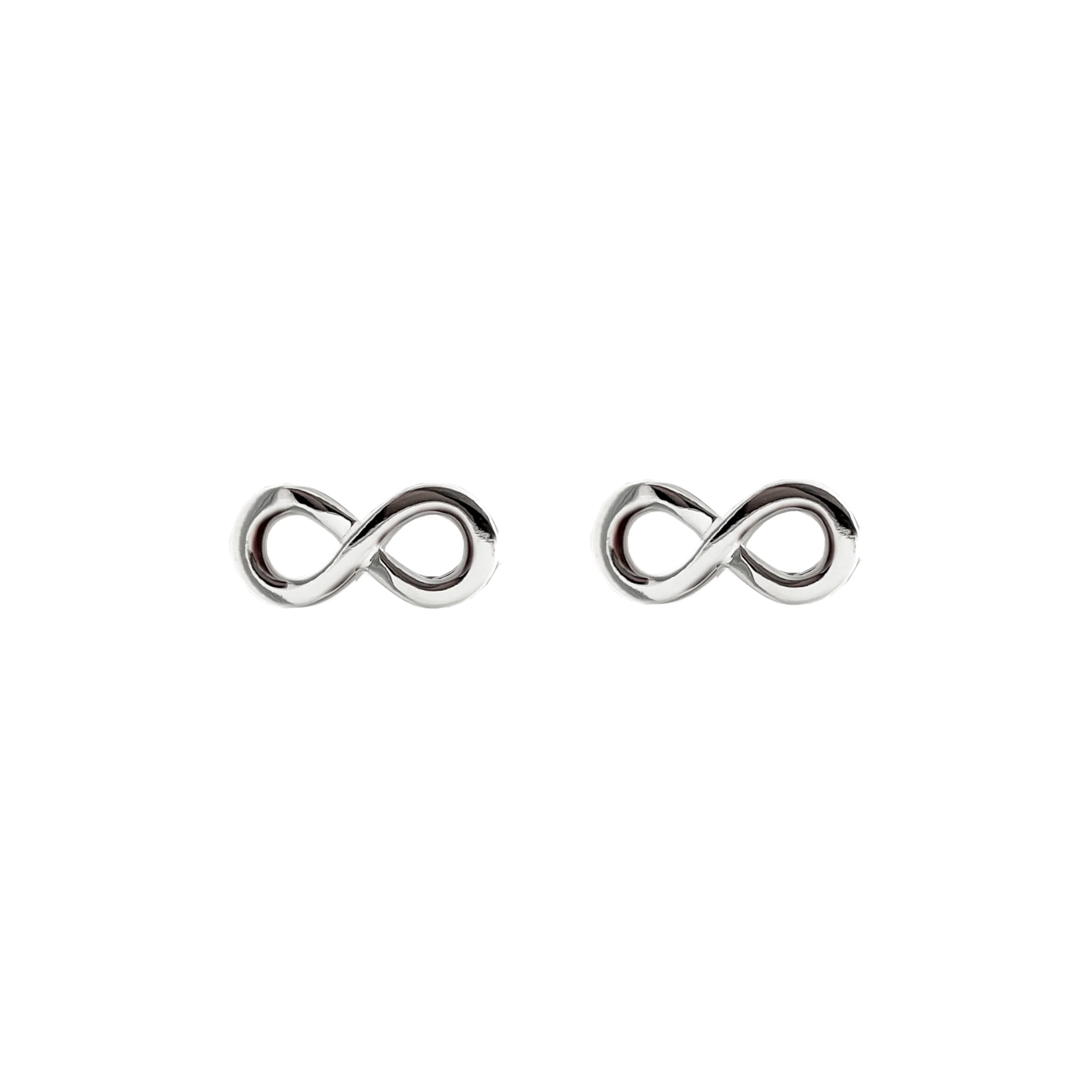 Sister Infinity Earrings in Sterling Silver