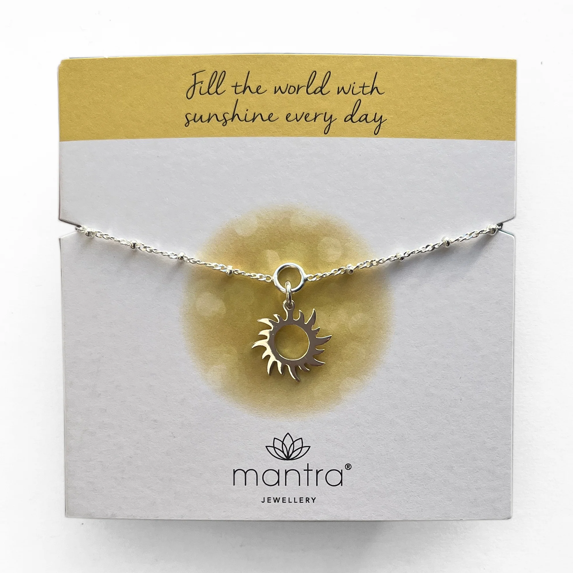Sun Charm Bracelet in Sterling Silver - Image 3