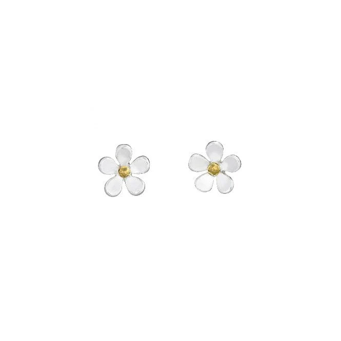 Thank You Daisy Earrings in Sterling Silver