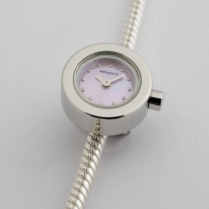 Pink Watch Charm for Charm Bracelets