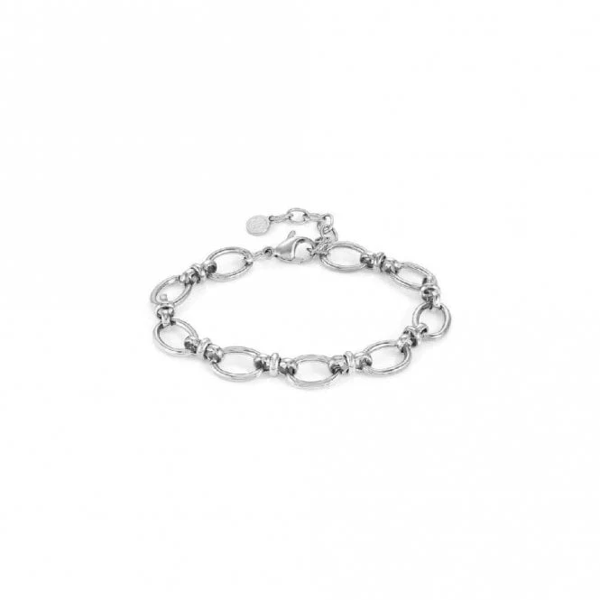 Affinity Silver Steel Link Bracelet - Image 2