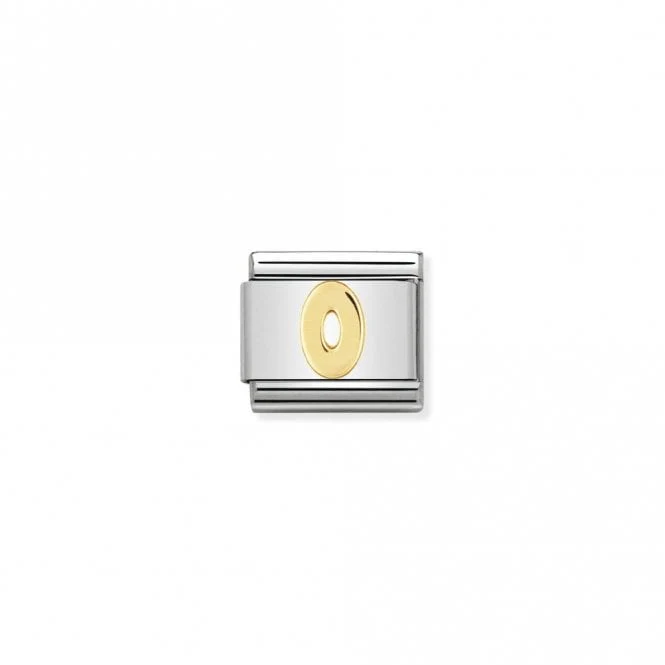 Classic Gold 0 Number Charms