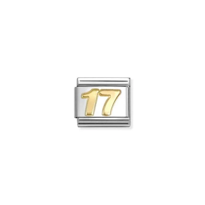Classic Gold 17 Letters & Numbers Charms