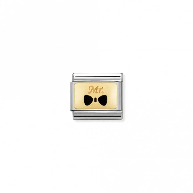 Classic Gold Bow Tie Mr Wedding & Anniversary Charms