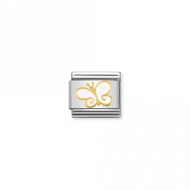 Classic Gold Butterfly Flowers & Nature Charms
