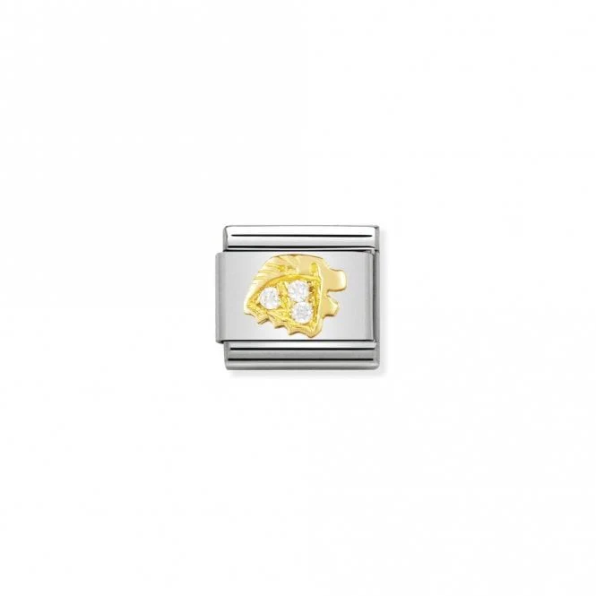 Classic Gold CZ Leo Zodiac Charms