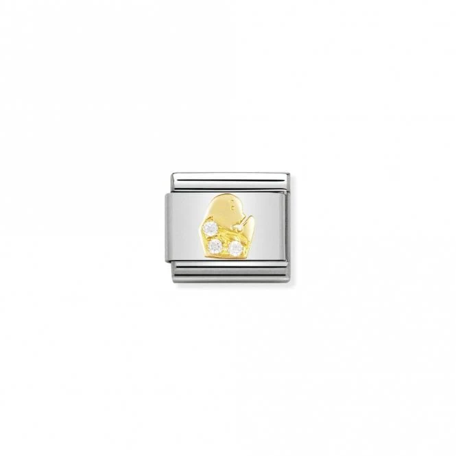 Classic Gold CZ Virgo Zodiac Charms