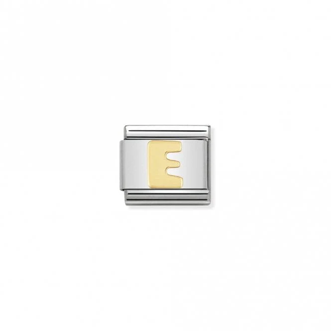 Classic Gold E Letter Charms