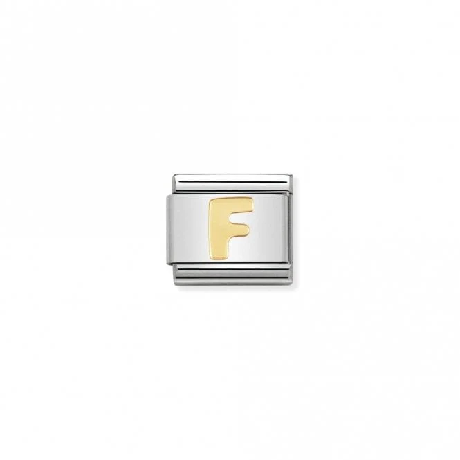 Classic Gold F Letter Charms