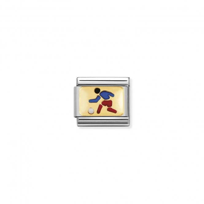 Classic Gold Football Player Sports & Hobbies Charms
