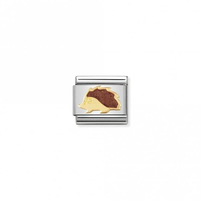 Classic Gold Hedgehog Animal Charms