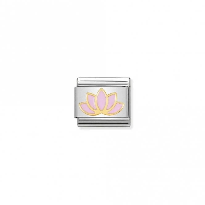 Classic Gold Lotus Flower Flowers & Nature Charms