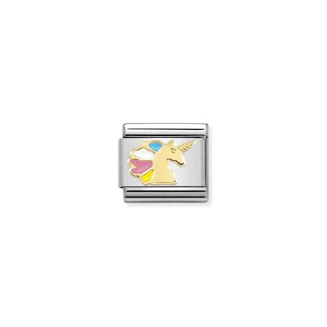 Classic Gold Multicoloured Unicorn Fairytale & Fantasy Charms