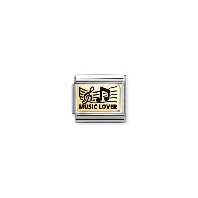 Classic Gold Music Lover Music Charms