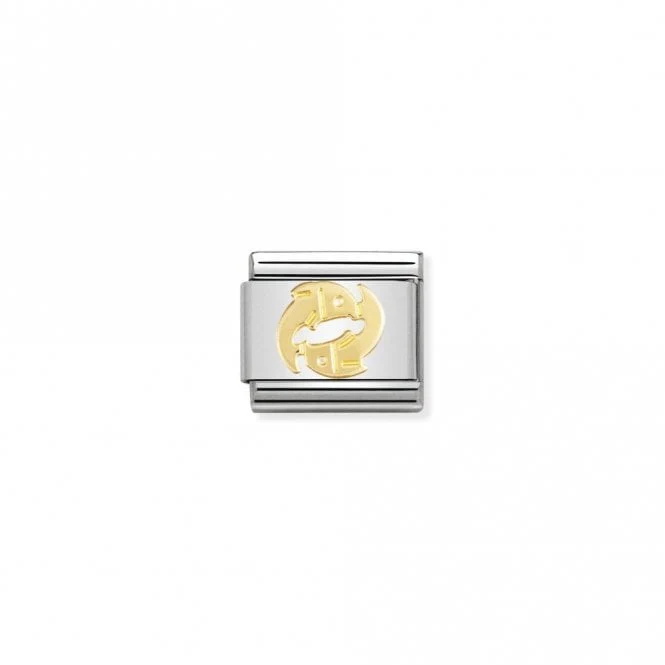 Classic Gold Pisces Zodiac Charms