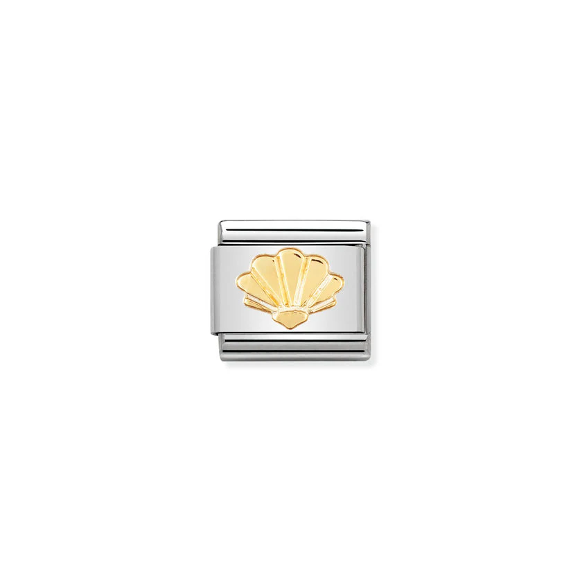 Classic Gold Shell Flowers & Nature Charms