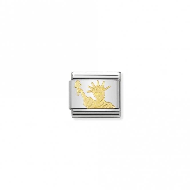 Classic Gold Statue Of Liberty Travel Charms