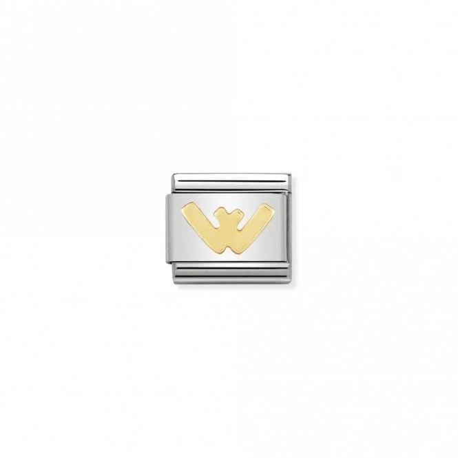 Classic Gold W Letter Charms