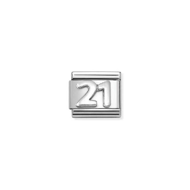 Classic Oxidised Silver 21 Letters & Numbers Charms
