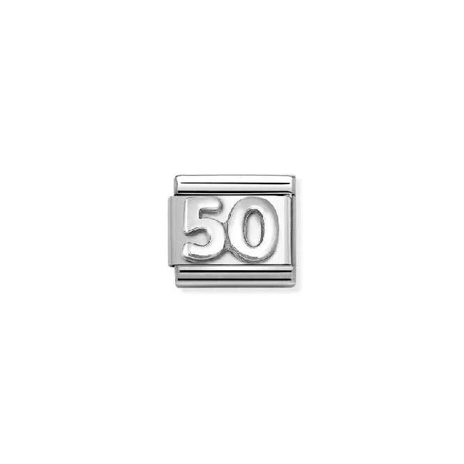 Classic Oxidised Silver 50 Letters & Numbers Charms