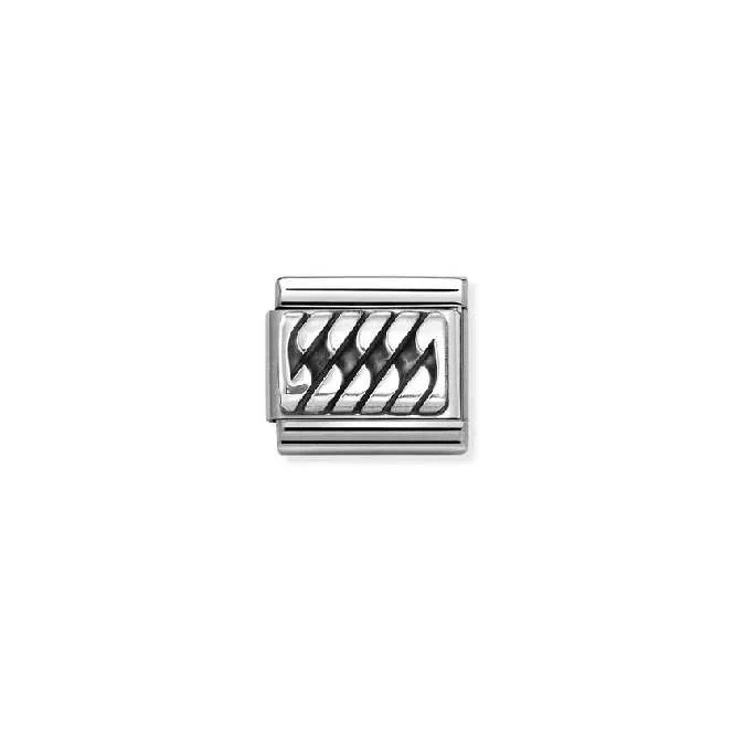 Classic Oxidised Silver Braid Fashion & Fun Charms