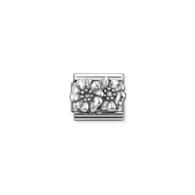 Classic Oxidised Silver Flowers Flowers & Nature Charms