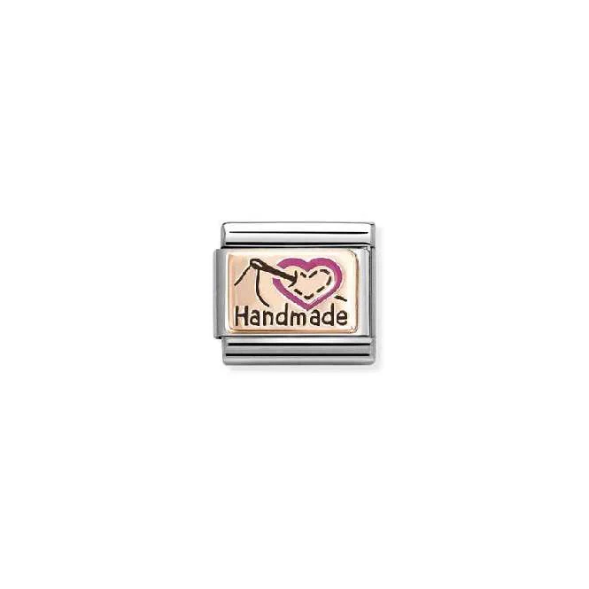 Classic Rose Gold and Enamel Handmade Sports & Hobbies Charms