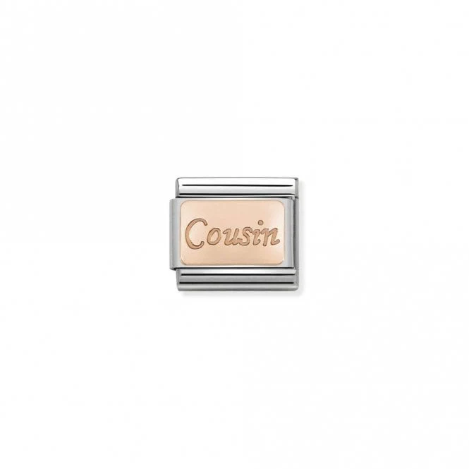 Classic Rose Gold Cousin Friends & Family Charms