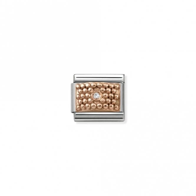 Classic Rose Gold CZ Pebbles Fashion & Fun Charms