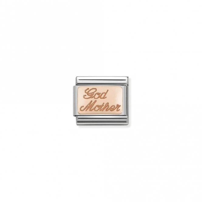 Classic Rose Gold God Mother Friends & Family Charms