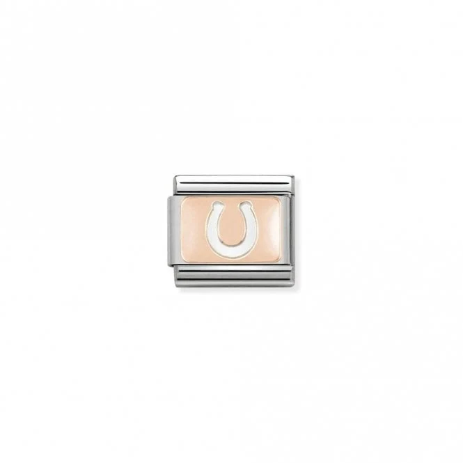 Classic Rose Gold Horseshoe Good Luck Charms