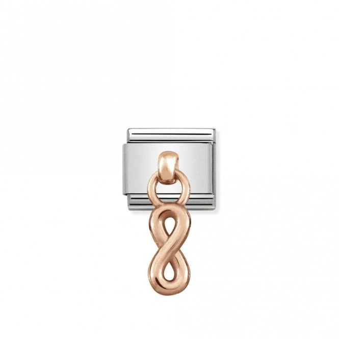 Classic Rose Gold Infinity Love & Hearts Charms