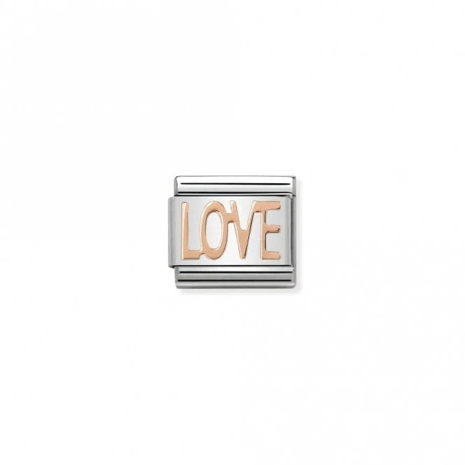 Classic Rose Gold Love Love & Hearts Charms