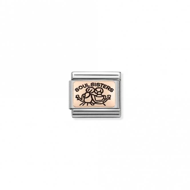 Classic Rose Gold Soul Sisters Friends & Family Charms