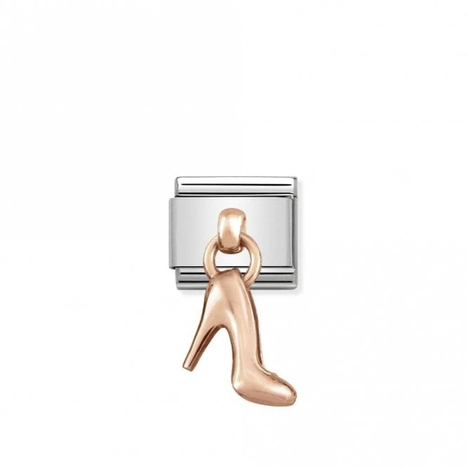 Classic Rose Gold Stiletto Fashion & Fun Charms