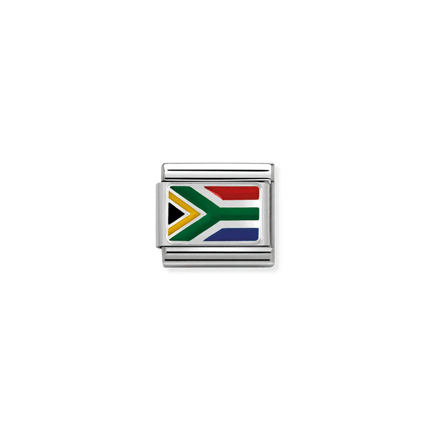 Classic Silver and Enamel South Africa Travel & Flag Charms