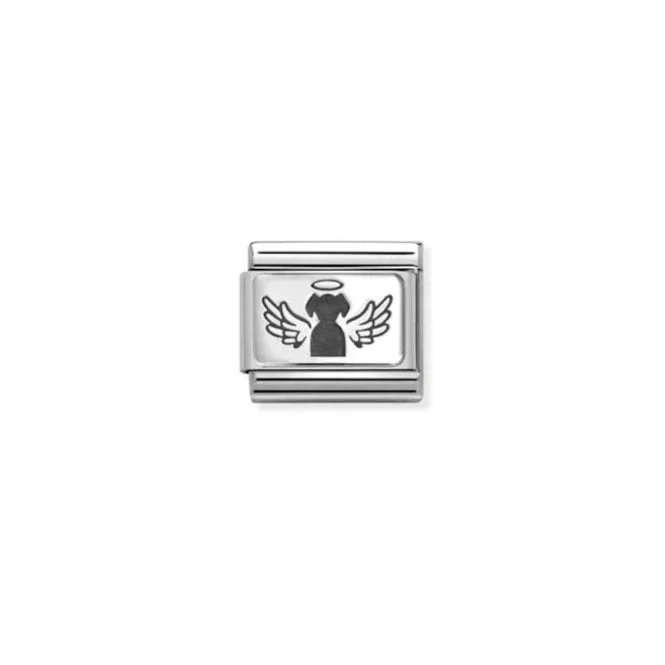 Classic Silver Angel Dog Animal Charms