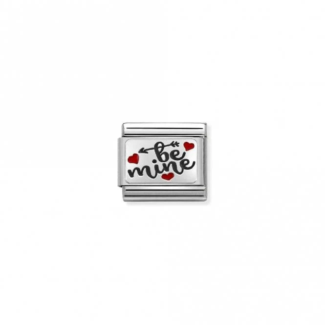 Classic Silver Be Mine with Hearts Love & Hearts Charms