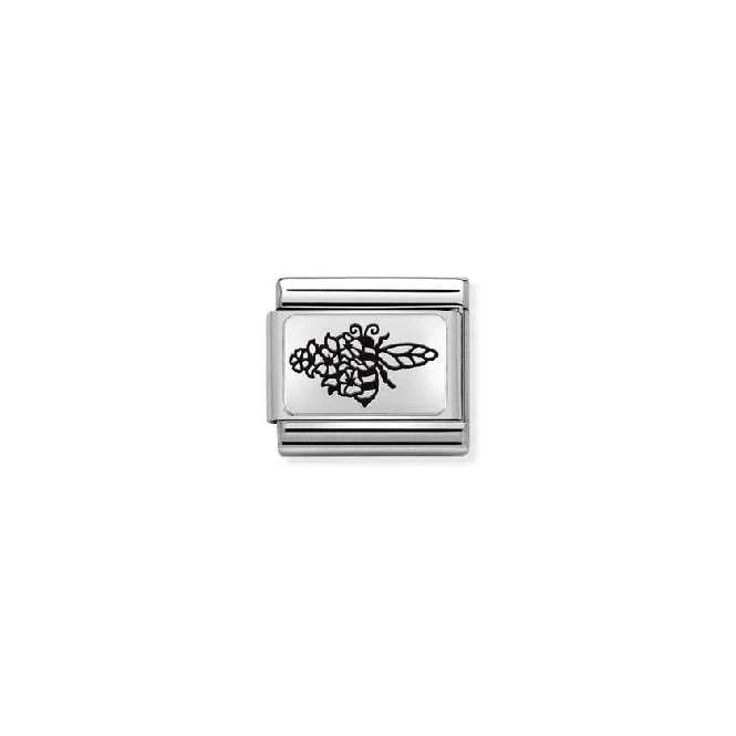 Classic Silver Bee Flowers & Nature Charms