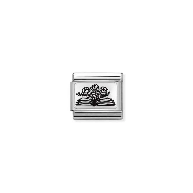 Classic Silver Book Flowers & Nature Charms