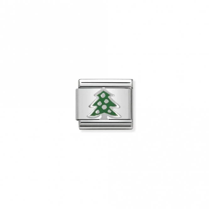 Classic Silver Christmas Tree Christmas Charms