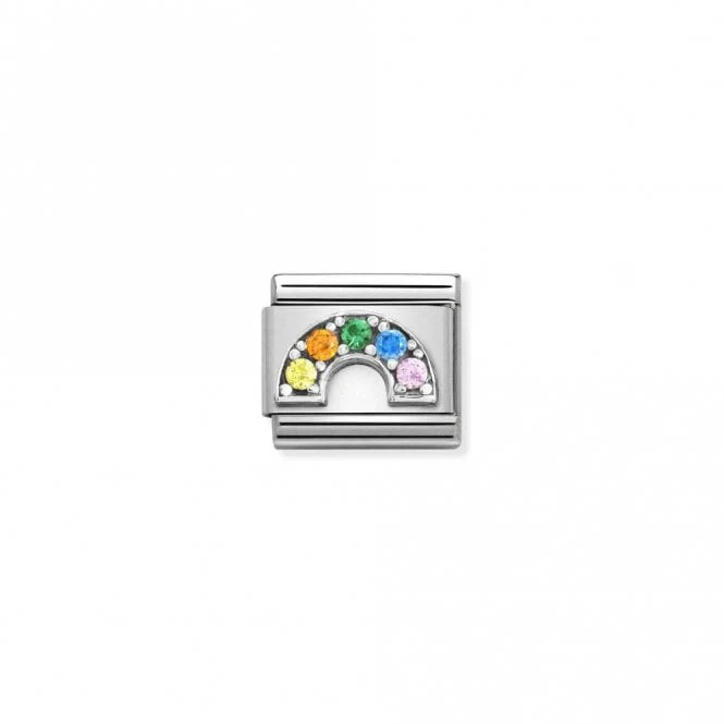 Classic Silver CZ Rainbow Fairytale & Fantasy Charms