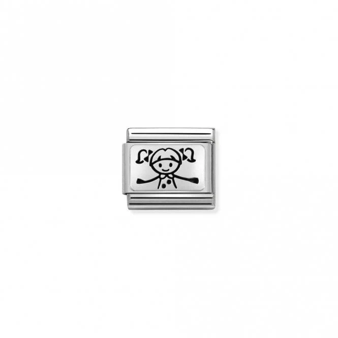 Classic Silver Girl Friends & Family Charms
