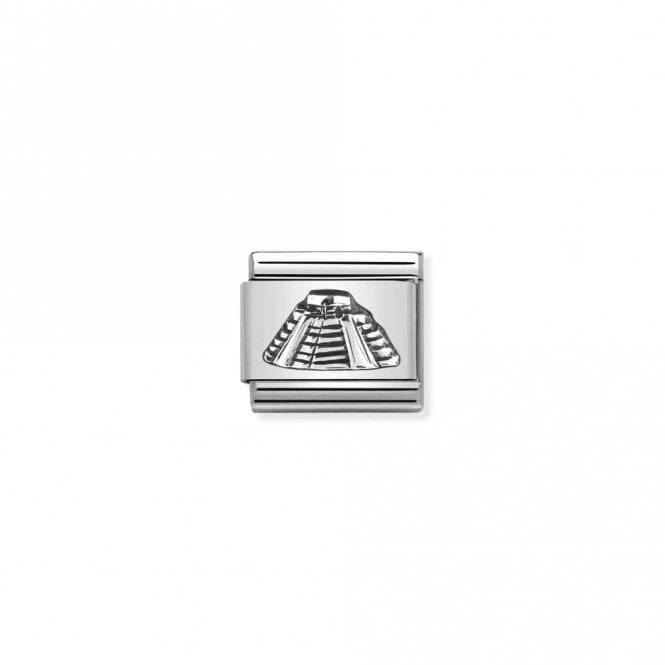 Classic Silver Mayan Pyramid Travel Charms