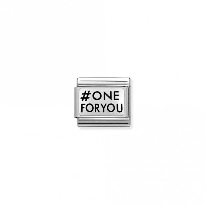 Classic Silver #ONEFORYOU One For Me One For You Friends & Family Charms