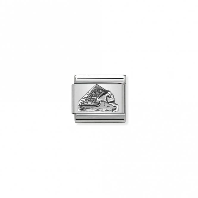 Classic Silver Pyramid Travel Charms