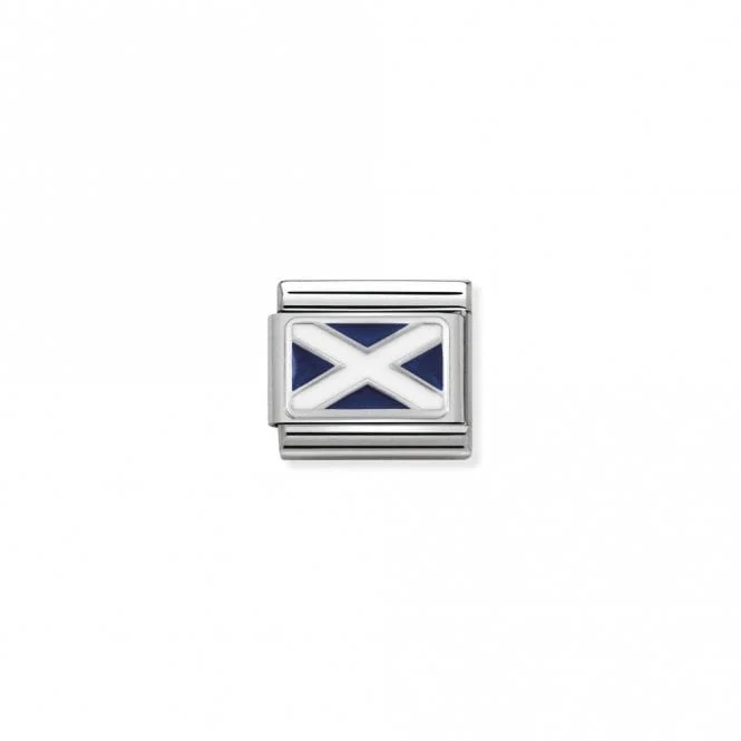 Classic Silver Scotland - Saltire Travel Charms