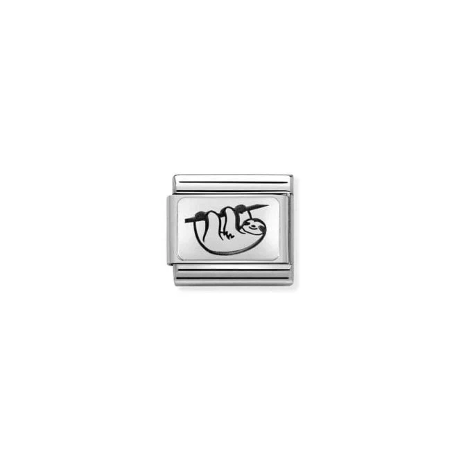 Classic Silver Sloth Animals Charms